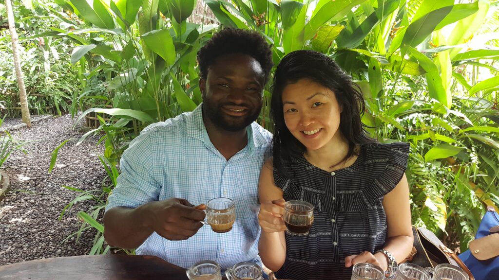 Holly and Kwame Travelling in Asia