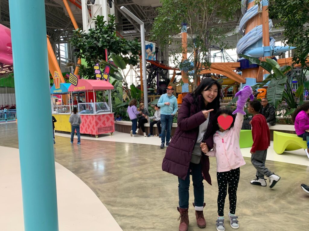 Holly and K at the amusement park. What fun!